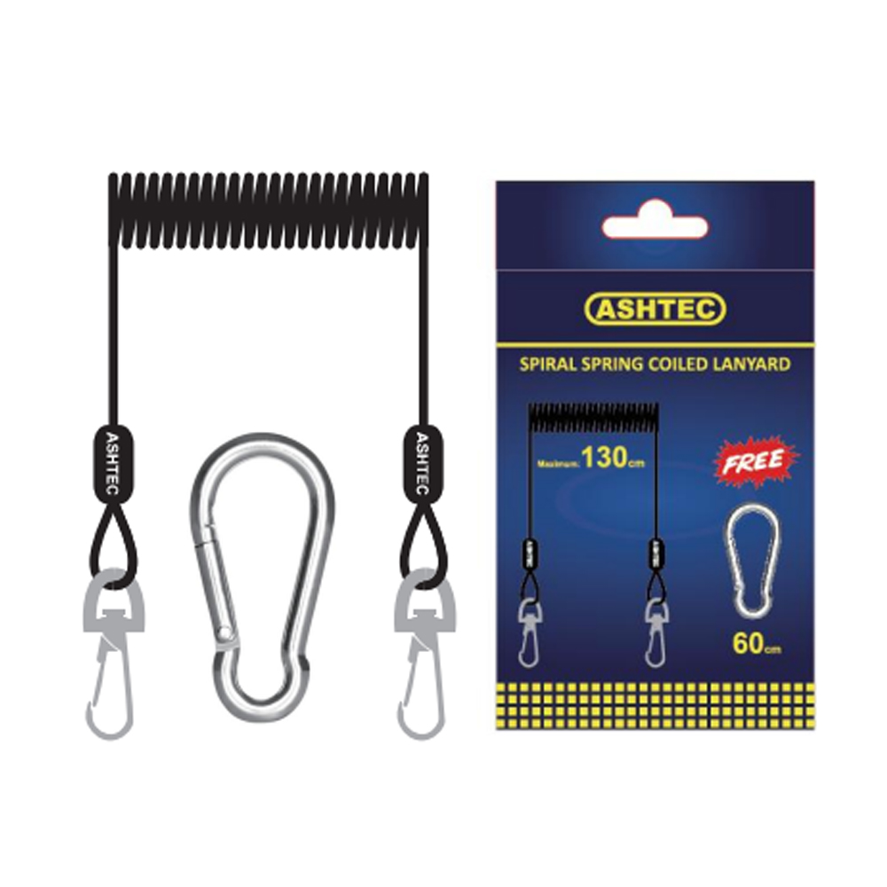 130cm Spiral Spring Coiled Lanyard