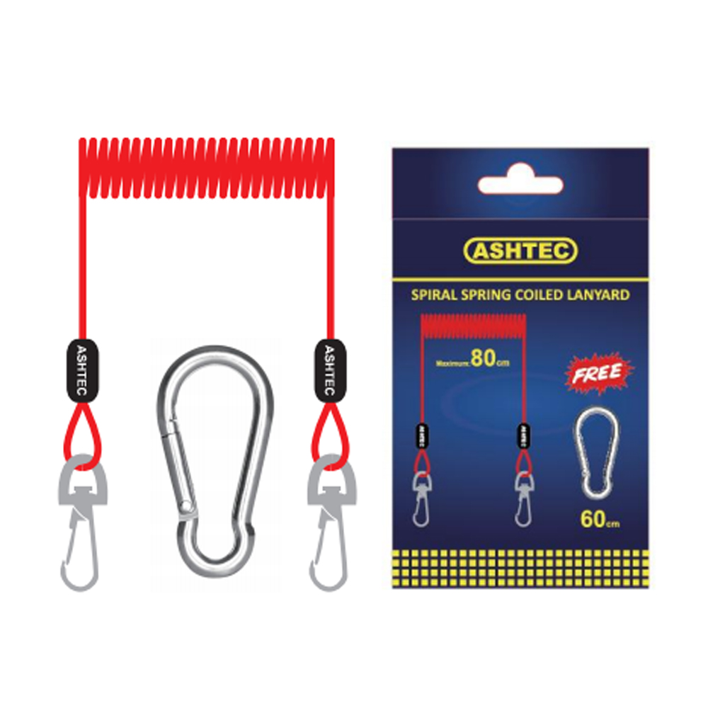 80cm Spiral Spring Coiled Lanyard