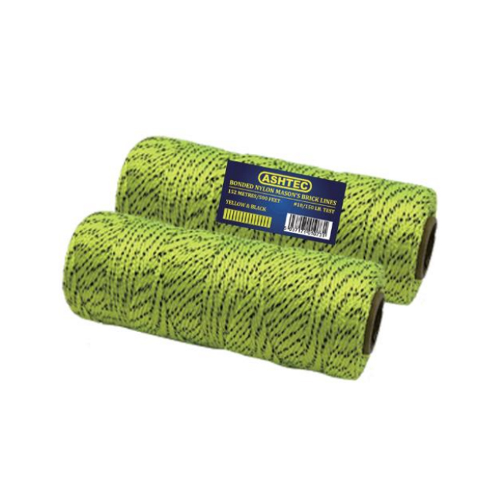 Green Black Mix Green Colour nylon braided Brick Line 152m/500ft tested#18/500lb