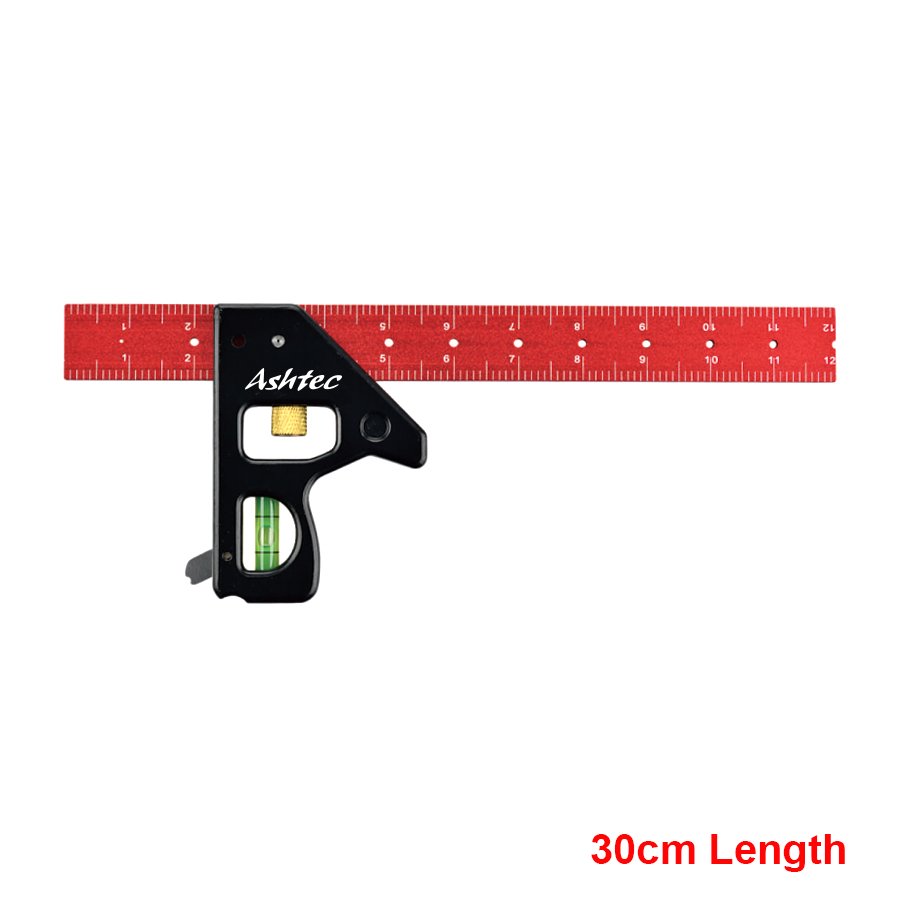 30cm Length Heavy Duty Adjustable Combination Square